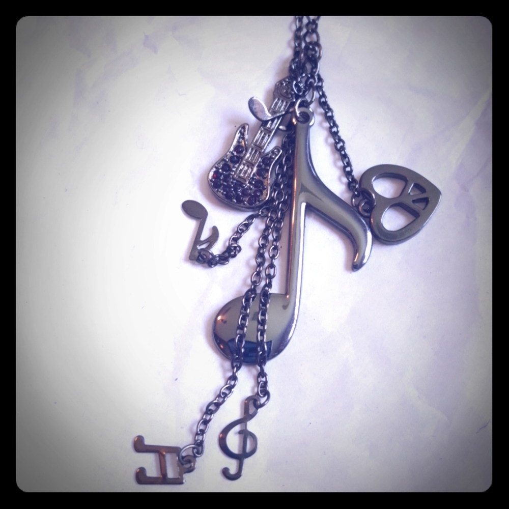 Handmade necklace and earrings